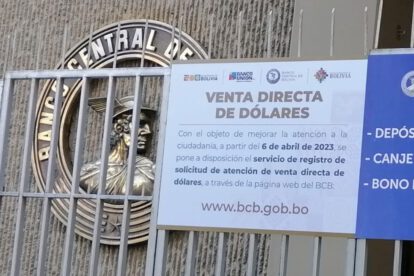Venta de dólares BCB a través del portal web