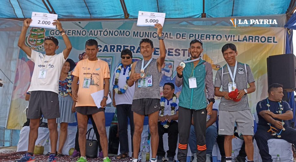 Héctor Garibay se impone en la 10-K en Puerto Villarroel