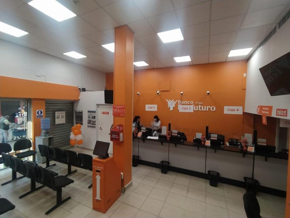 Banco Pyme Ecofuturo crece y traslada su agencia La Cancha