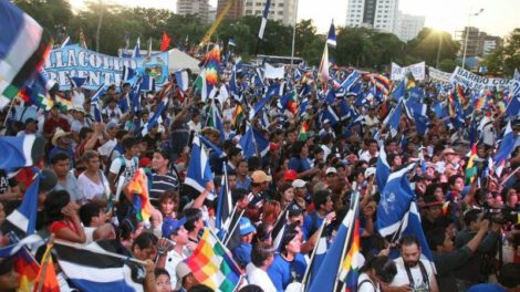 Concentración del MAS sobre la Ley 305