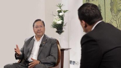 Repostulación de Luis Arce en entrevista sobre candidaturas presidenciales