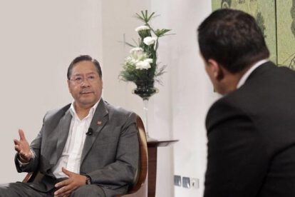 Repostulación de Luis Arce en entrevista sobre candidaturas presidenciales