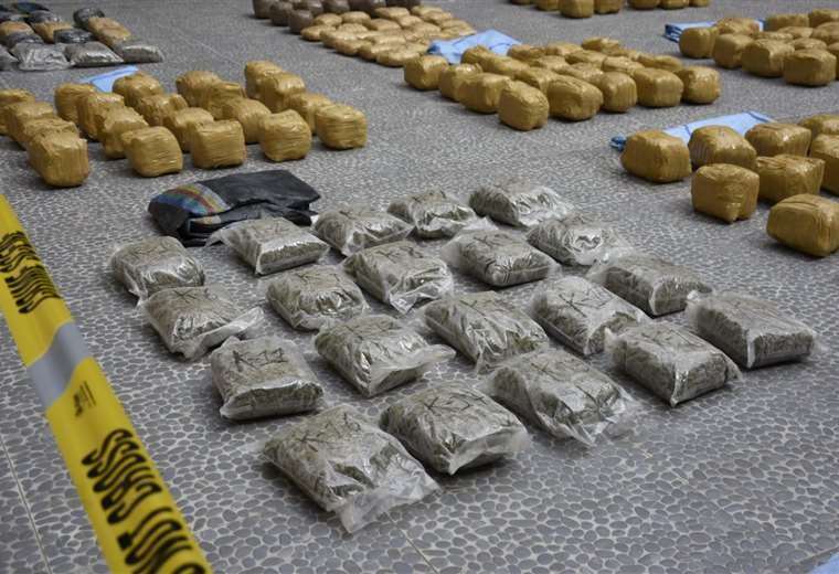Incautación de droga por la Felcn