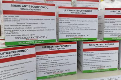 Antídoto para el veneno de alacrán presentado por el Gobierno de Bolivia