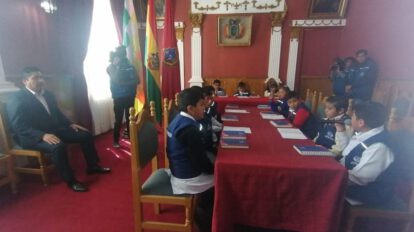 Gabinete Municipal Infantil del GAMO plantea propuestas a favor de Oruro