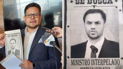 Interpelación a Eduardo Del Castillo en la Asamblea Legislativa
