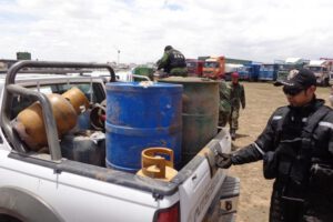 Control del contrabando de combustible en Bolivia