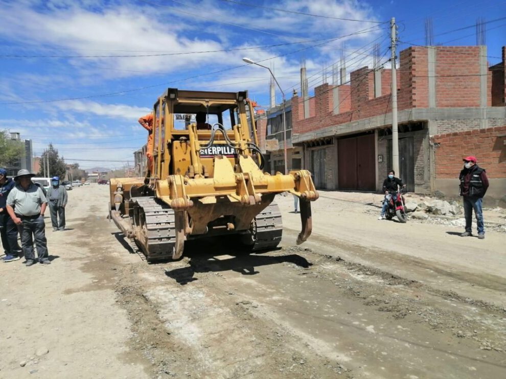 Proyecto de asfaltado de las 7 Juntas Vecinales