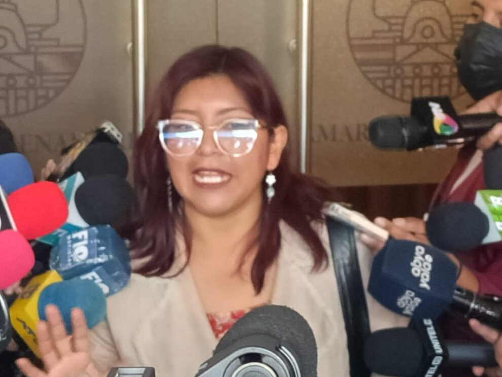 La senadora del MAS, Elena Aguilar, critica a Luis Arce por contradicciones en Potosí
