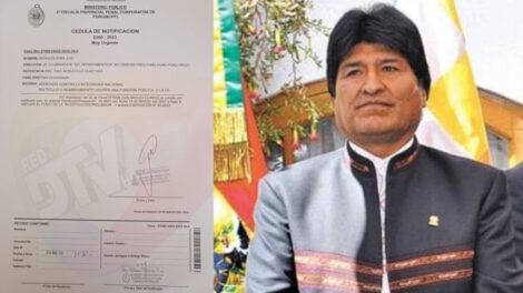 Evo Morales fue citado a declarar por delitos en Perú