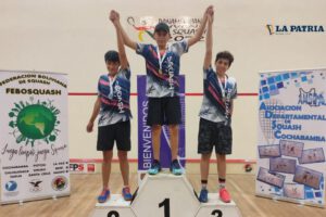 Oruro medallas torneo squash