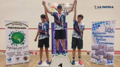 Oruro medallas torneo squash
