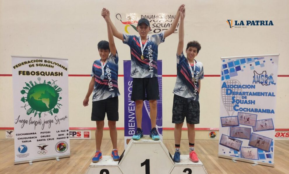 Oruro medallas torneo squash