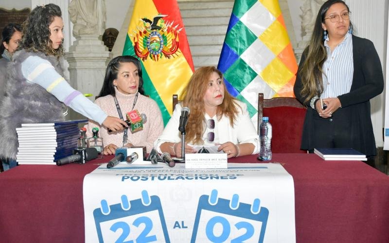 Elecciones judiciales con Patricia Arce y Claudia Ramírez Peñaloza