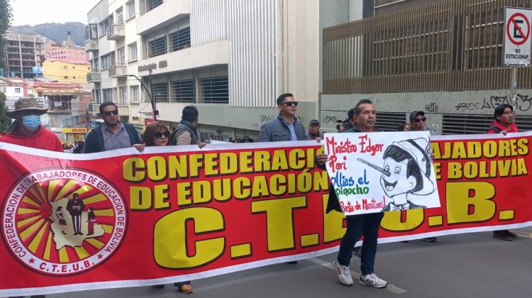 Magisterio reanuda movilizaciones ante falta de acuerdo con el Gobierno
