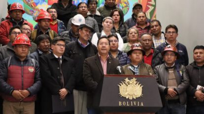 Incremento de salario mínimo anunciado por Luis Arce