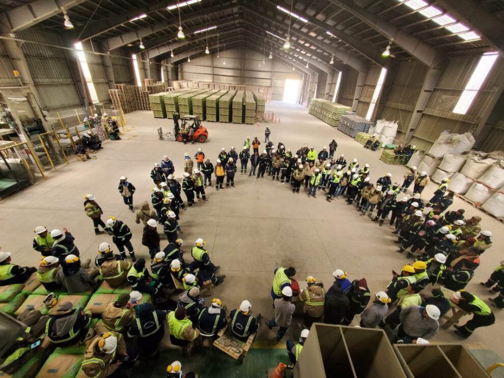 paro de trabajadores de Ecebol tras la muerte de un compañero