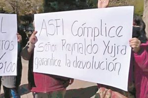 Devolución de ahorros Banco Fassil en Oruro