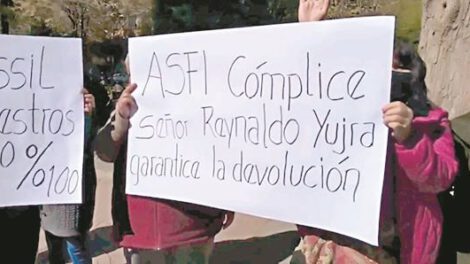 Devolución de ahorros Banco Fassil en Oruro