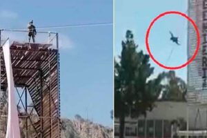 Salto de la muerte en el colegio militar