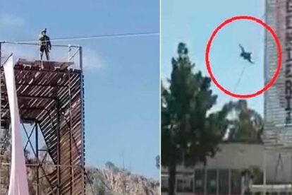 Salto de la muerte en el colegio militar