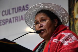 Denuncia por atentado contra Bartolinas presentada por la ministra de Culturas, Sabina Orellana