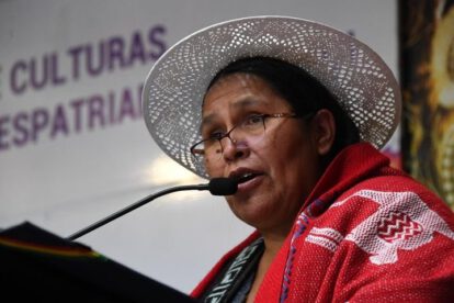 Denuncia por atentado contra Bartolinas presentada por la ministra de Culturas, Sabina Orellana