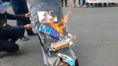 Protesta en Sucre por el incremento salarial