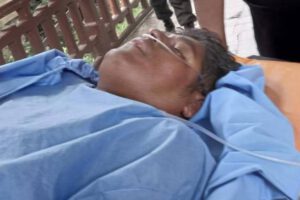 César Apaza en situación de salud deteriorada