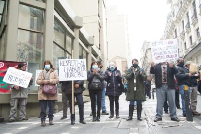 Trabajadores municipales exigen respeto a sus derechos laborales