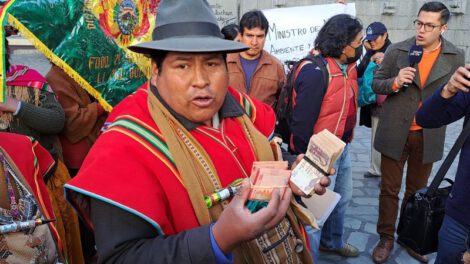Soborno de Epsas mostrado por Ramiro Choque