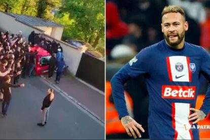 Protestas de hinchas del PSG pidiendo que Neymar se vaya