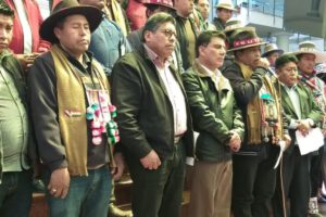 Gestiones de proyectos en la Gobernación de Oruro