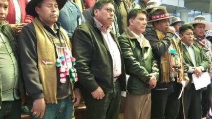 Gestiones de proyectos en la Gobernación de Oruro