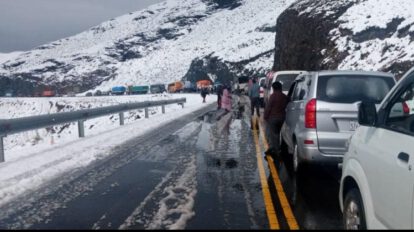 Emergencias por lluvia y nevadas en La Paz