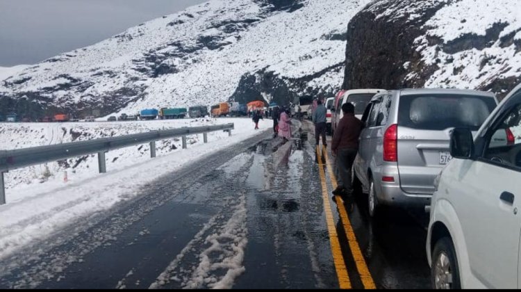 Emergencias por lluvia y nevadas en La Paz