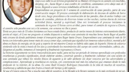 Tributo póstumo a Raúl Rodríguez