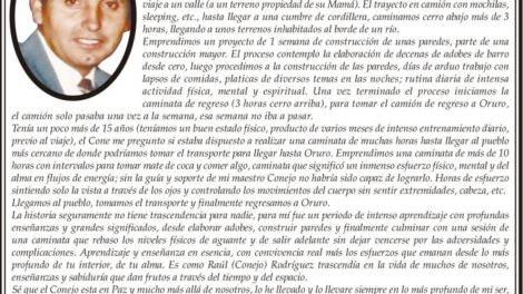 Tributo póstumo a Raúl Rodríguez