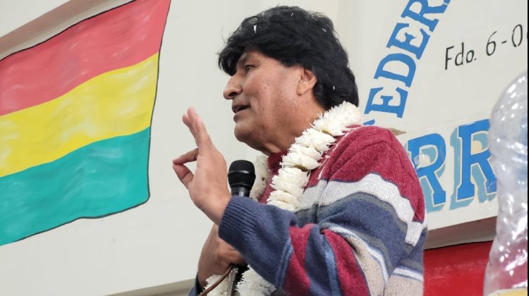 Evo Morales candidato presidencial 2025 en el trópico