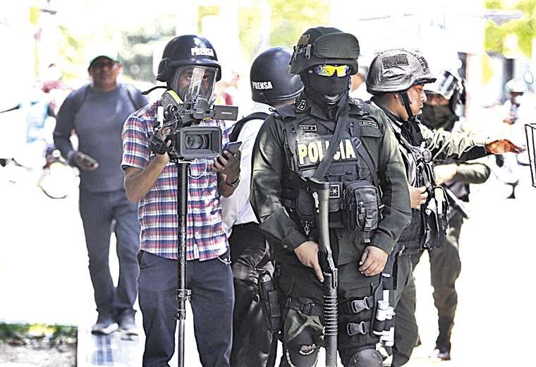 Agresiones a periodistas durante un conflicto