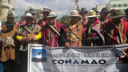 Vehículo donado al Conamaq robado e intercambiado por armas