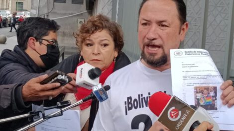 El representante de las plataformas Ciudadanas del 21F, Omar Sáchez