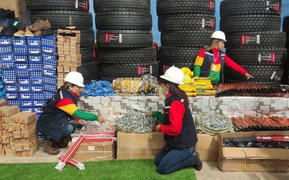 Comiso de mercancía por la Aduana Nacional