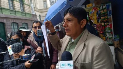 Denuncia penal contra fiscales cruceños presentada por Ronaldo Cuellar