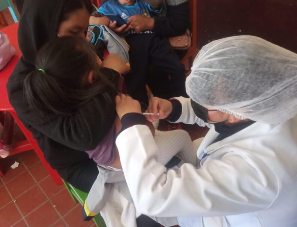 Vacunación en menores de 5 años
