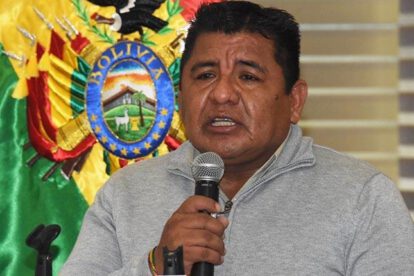 Destitución del ministro de Medio Ambiente y Agua, Juan Santos Cruz
