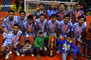 Selección de Oruro campeón del torneo nacional de futsal Sub-20