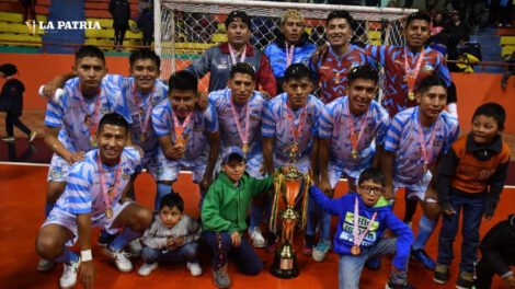 Selección de Oruro campeón del torneo nacional de futsal Sub-20