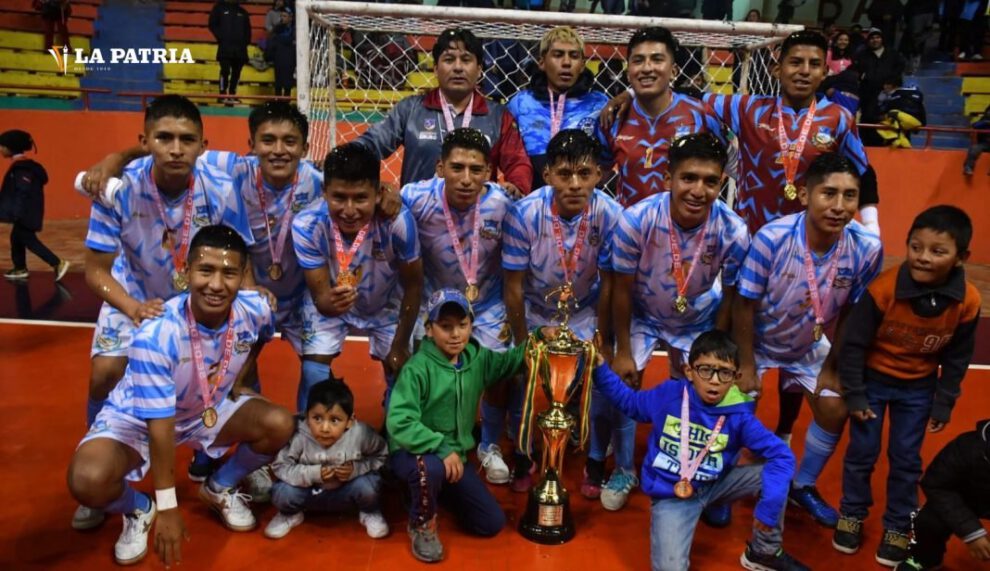 Selección de Oruro campeón del torneo nacional de futsal Sub-20