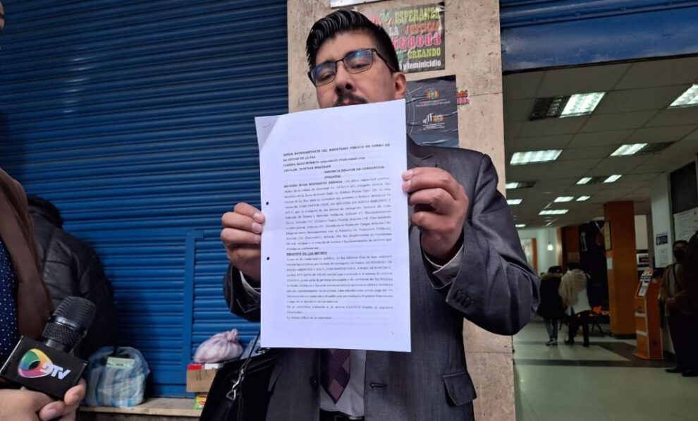 Denuncia por corrupción presentada por Ricardo Rodríguez